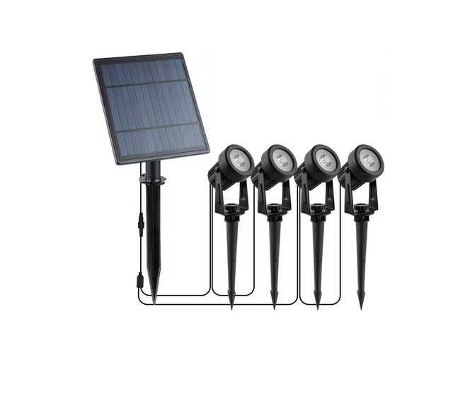 Edglit Solar Garden Spotlights (4 Lights)