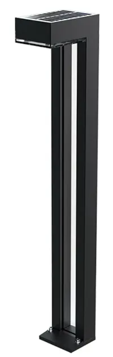 Solar Bollard Lights 2Pk