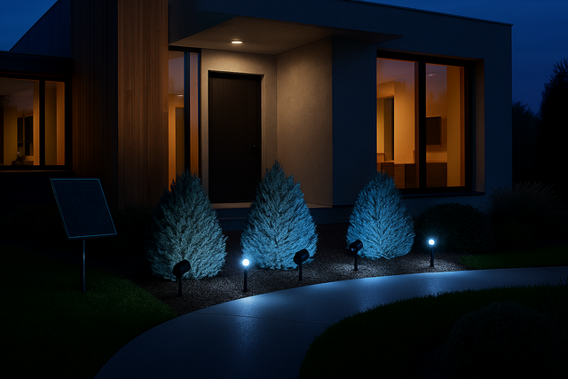 Edglit Solar Garden Spotlights (4 Lights)